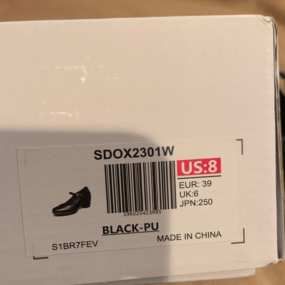 Dream Pairs Edena Round Toe Black Mary Jane Pumps - Picture 4 of 4